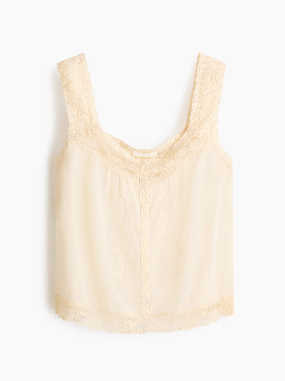 Cream Lace Camisole H&M